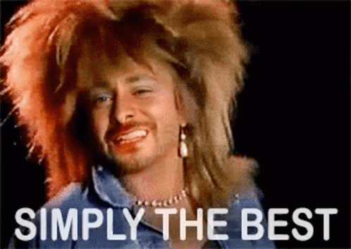 Long Haired Man Youre Simply The Best GIF