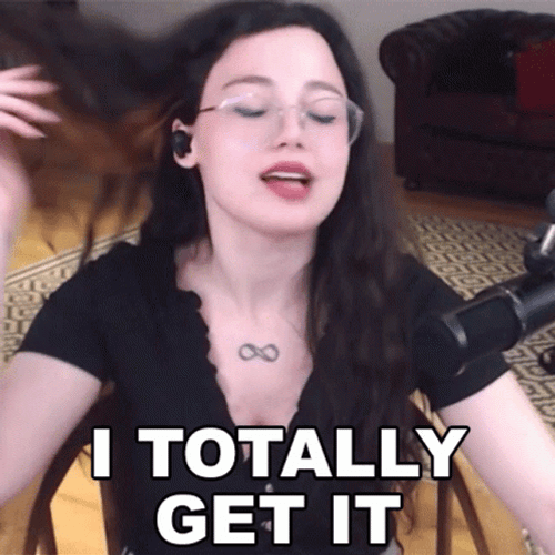 Long Haired Streamer Totally Got It GIF