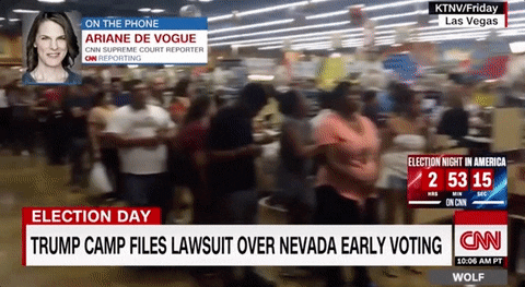 Long Line Voting Presidential Election News GIF