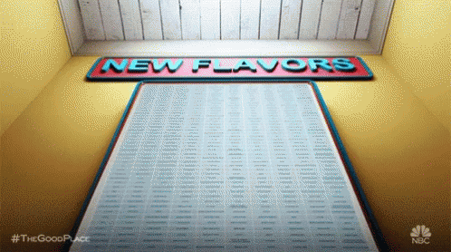 Long List Of New Flavors GIF