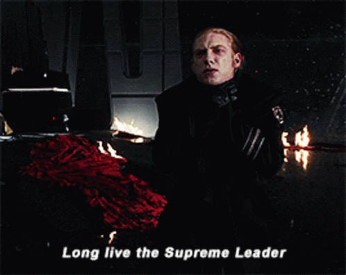 Long Live Supreme Leader Kylo Ren GIF