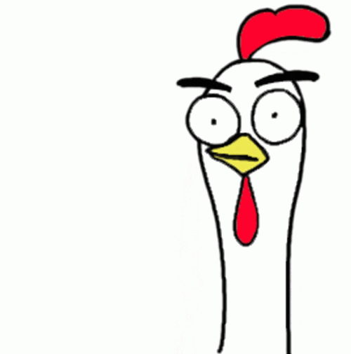 Long Neck Chicken Omg Reaction GIF