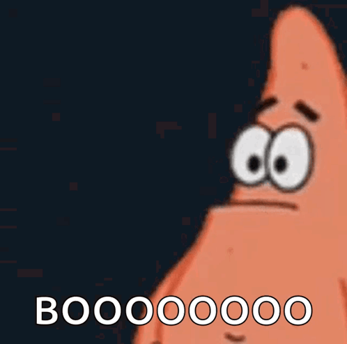 Long Nose Cartoon Pointing Saying Boooooo