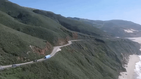 Long Road In California GIF