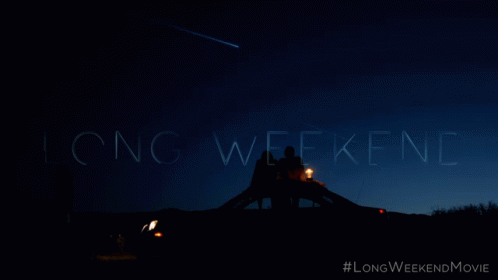 Long Weekend Shooting Star Dark Night GIF