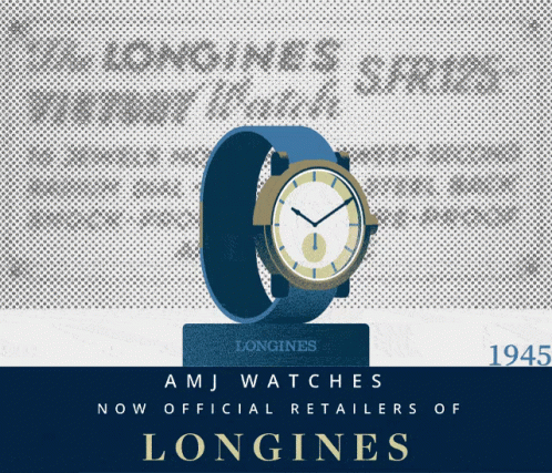 Longines Watch on Pedestal