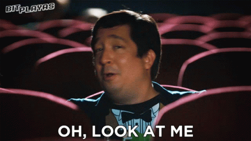 Look At Me Im Alone In The Cinema GIF