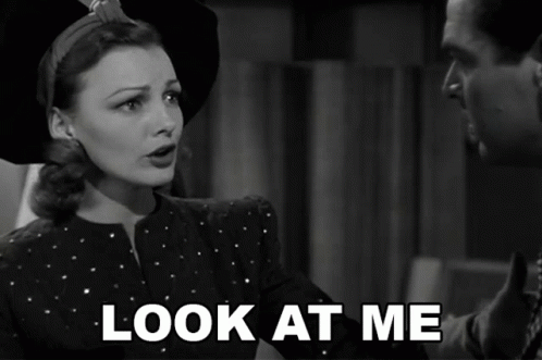 Couple Serious Talking Look At Me GIF