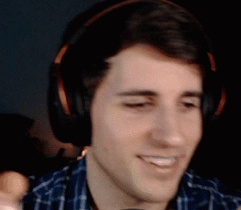 Man Wearing Headset Dont Look At Me GIF