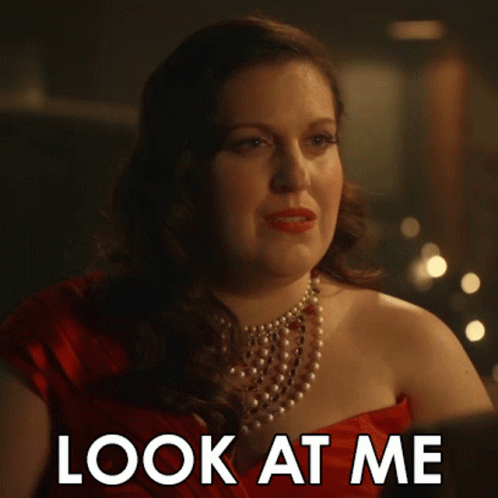 Alma Fillcot In Red Dress Look At Me GIF