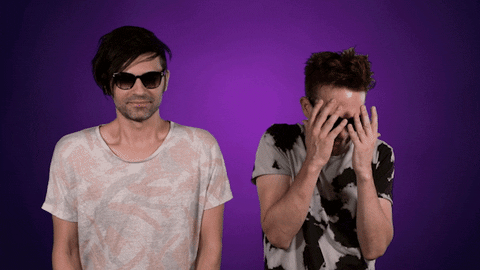 Look Away Shy Cringe Night Drive GIF