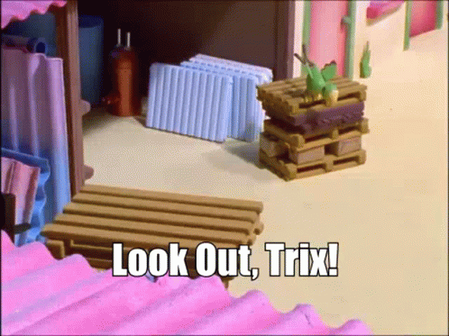 Look Out Trix Cartoon Scene