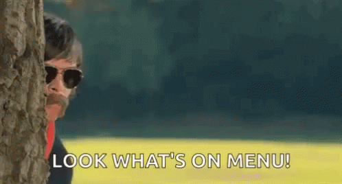 Look What's On The Menu GIF