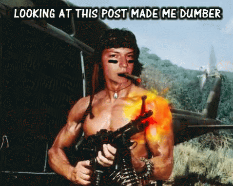 Looking At This Post Rambo Machine Gun GIF