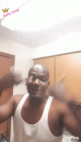 Looking At Watch Tap In Black Man GIF