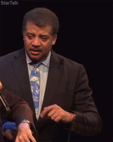 Looking At Watch Neil Degrasse Tyson GIF