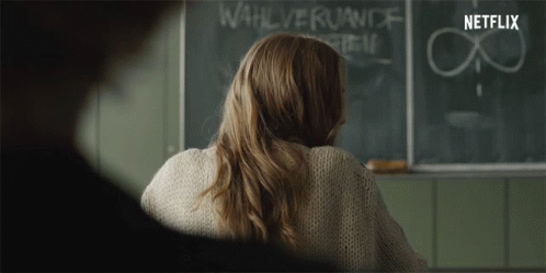 Looking Behind Franziska Doppler GIF