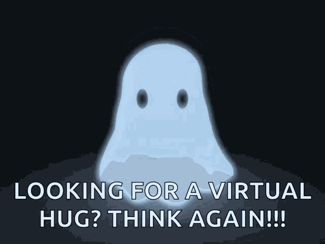 Looking For Ghost Hug Floating Ghost Cartoon GIF