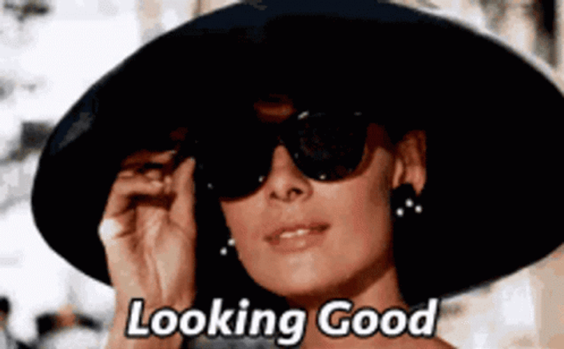 Looking Good Audrey Hepburn GIF
