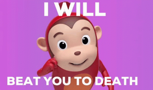 Loona Says I Will Beat You Up GIF