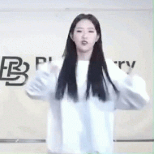 Loona Son Hyeju Punching Air GIF