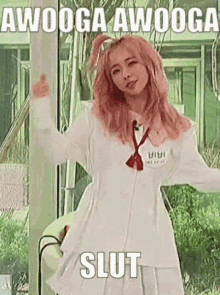 Loona Vivi Performing Awooga Dance GIF
