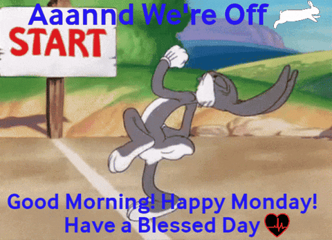 Looney Toons Have A Positive Monday GIF