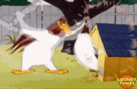 Looney Tunes Duck and Chicken