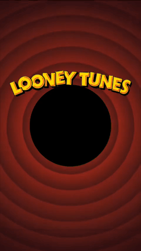 Looney Tunes Poster With Man In Circle GIF
