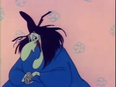 Looney Tunes Witch Hazel GIF