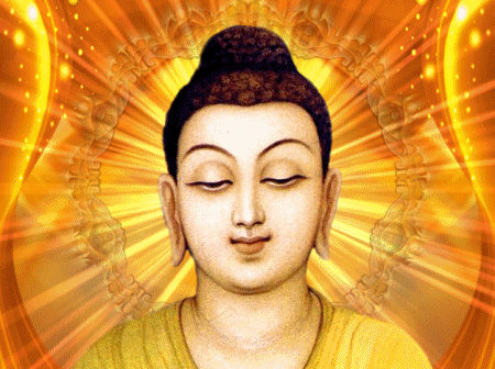 Lord Buddha Meditation Art GIF