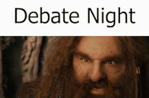 Lord Of The Rings Debate Night GIF