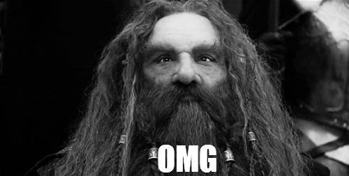 Lord Of The Rings Gimli Omg GIF
