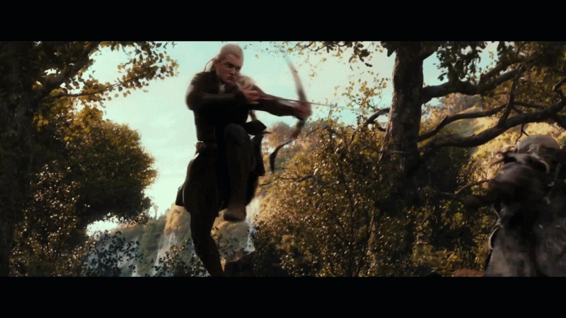 Lord Of The Rings Legolas Fight GIF