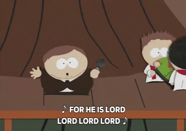 Lord South Park Eric Cartman Singing GIF