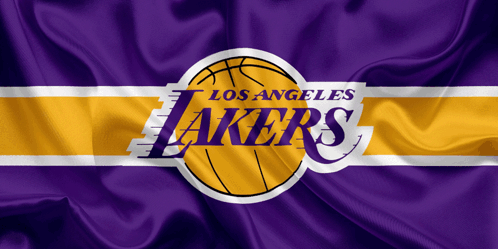 Los Angeles Lakers Logo On Purple GIF