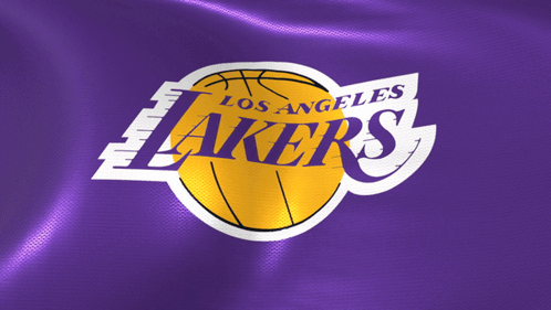 Los Angeles Lakers Logo On Purple GIF