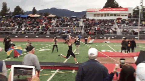 Los Angeles Pole Vault Track GIF