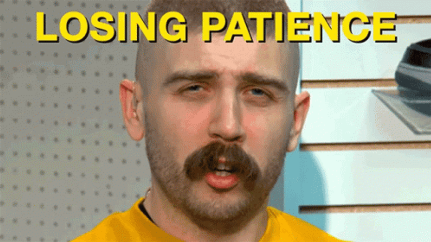 Losing His Patience His Done GIF