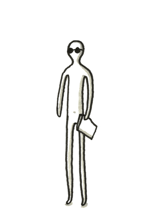 Lost Drawing Man Looking At Map GIF