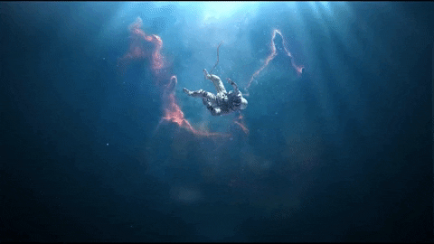 Lost In Space Hovering In Void GIF