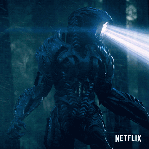 Lost In Space Robot Illuminating Surrounding GIF