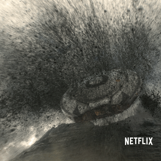 Lost In Space Spaceship Crash Landing GIF