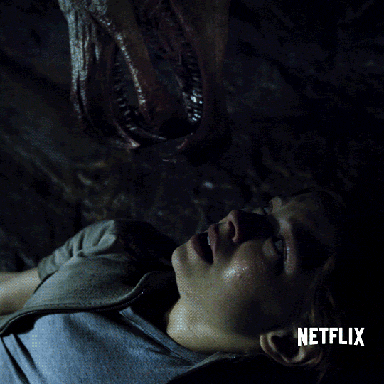 Lost In Space Terrified Evan Scary Monster GIF