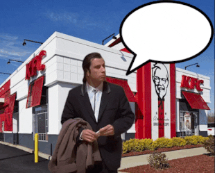 Lost Man At Kfc GIF