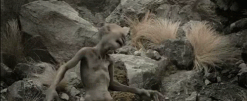 Lotr Gollum Screaming GIF