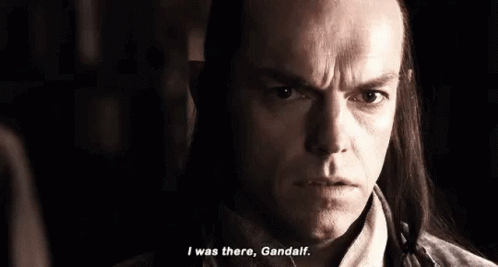Lotr Hugo Weaving I Was There Gandalf GIF