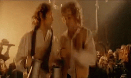 Lotr Merry And Pippin Dancing GIF
