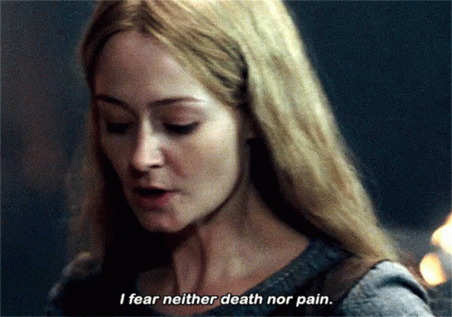 Lotr Éowyn I Fear Neither Death Nor Pain GIF
