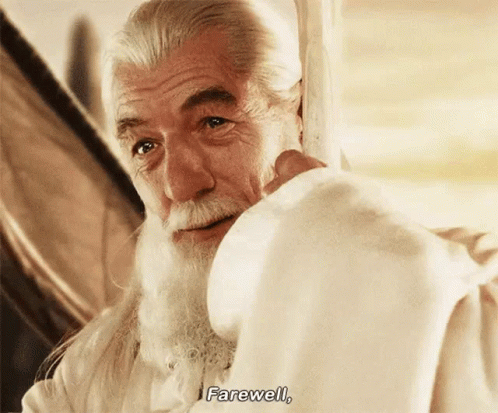 Lotr Gandalf Farewell GIF